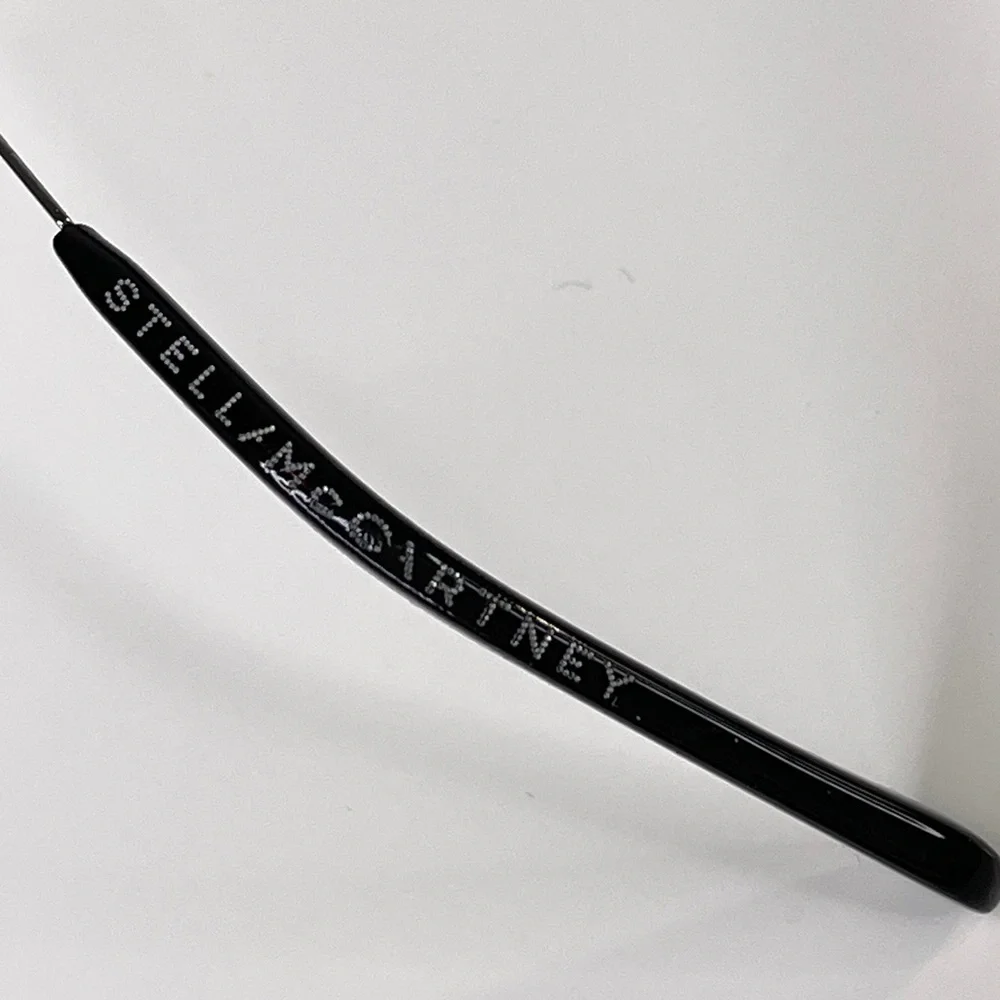 STELLA MCCARTNEY Brushed Silver Frame NEW Gray Gradient Lens Sunglasses